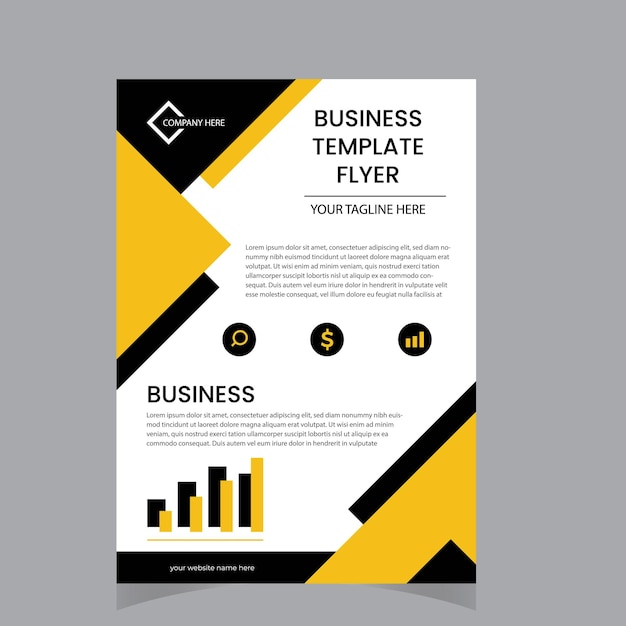 Design de brochura Trifold de Marketing Empresarial Projeto de modelo de folheto Trifold Empresarial D