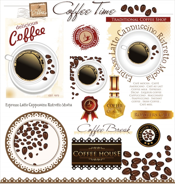 Design de café e chá