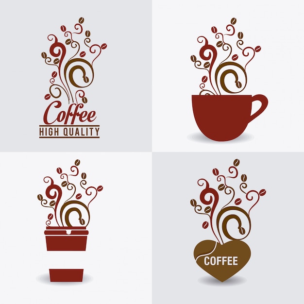 Design de café.