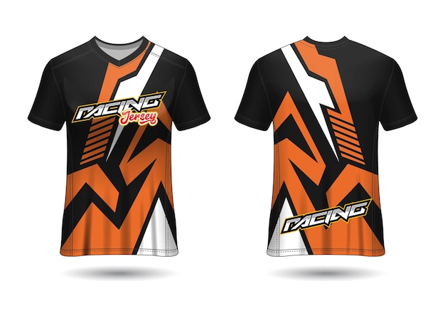 Design de camisa de corrida esportiva