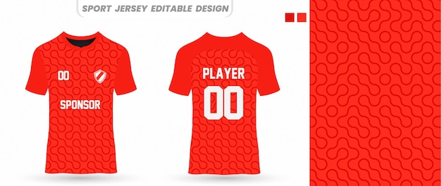 Design de camisa de futebol com ilustração vetorial para sublimação