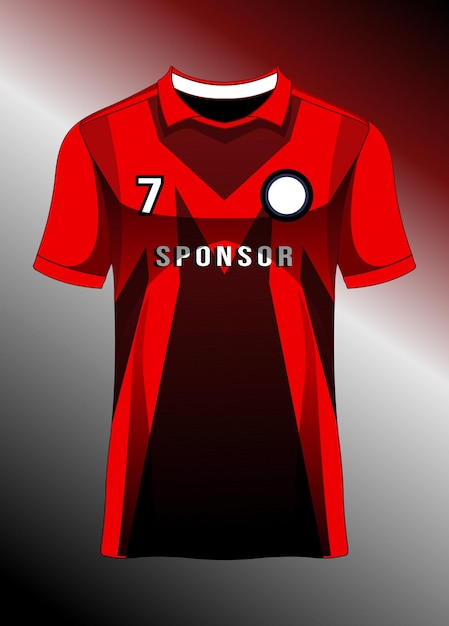 Design de camisa de futebol de luxo