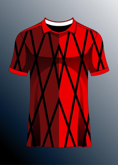 Design de camisa de futebol de luxo