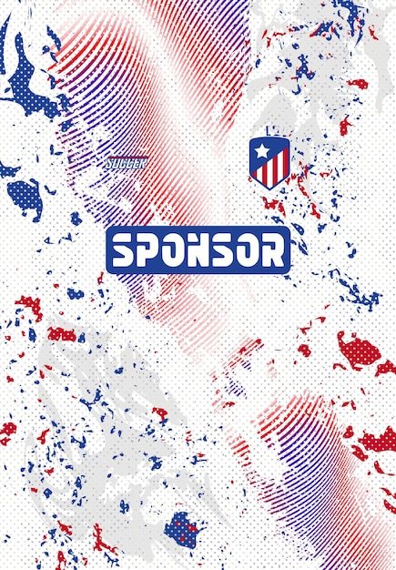 Vetor design de camisa de futebol para sublimação