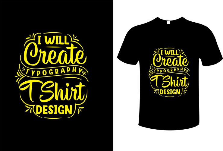 Vetor design de camisa de tipografia