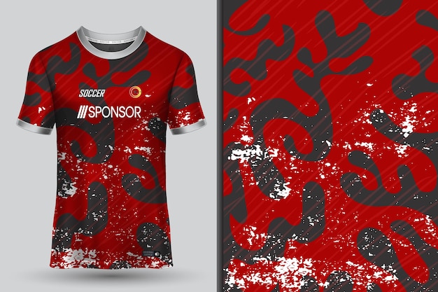 Design de camisa esportiva para sublimação