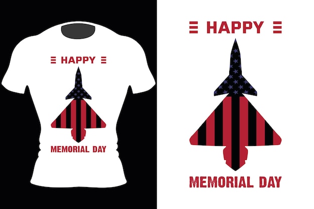 Design de camiseta americana do Exército dos EUA para o Memorial Day do veterano