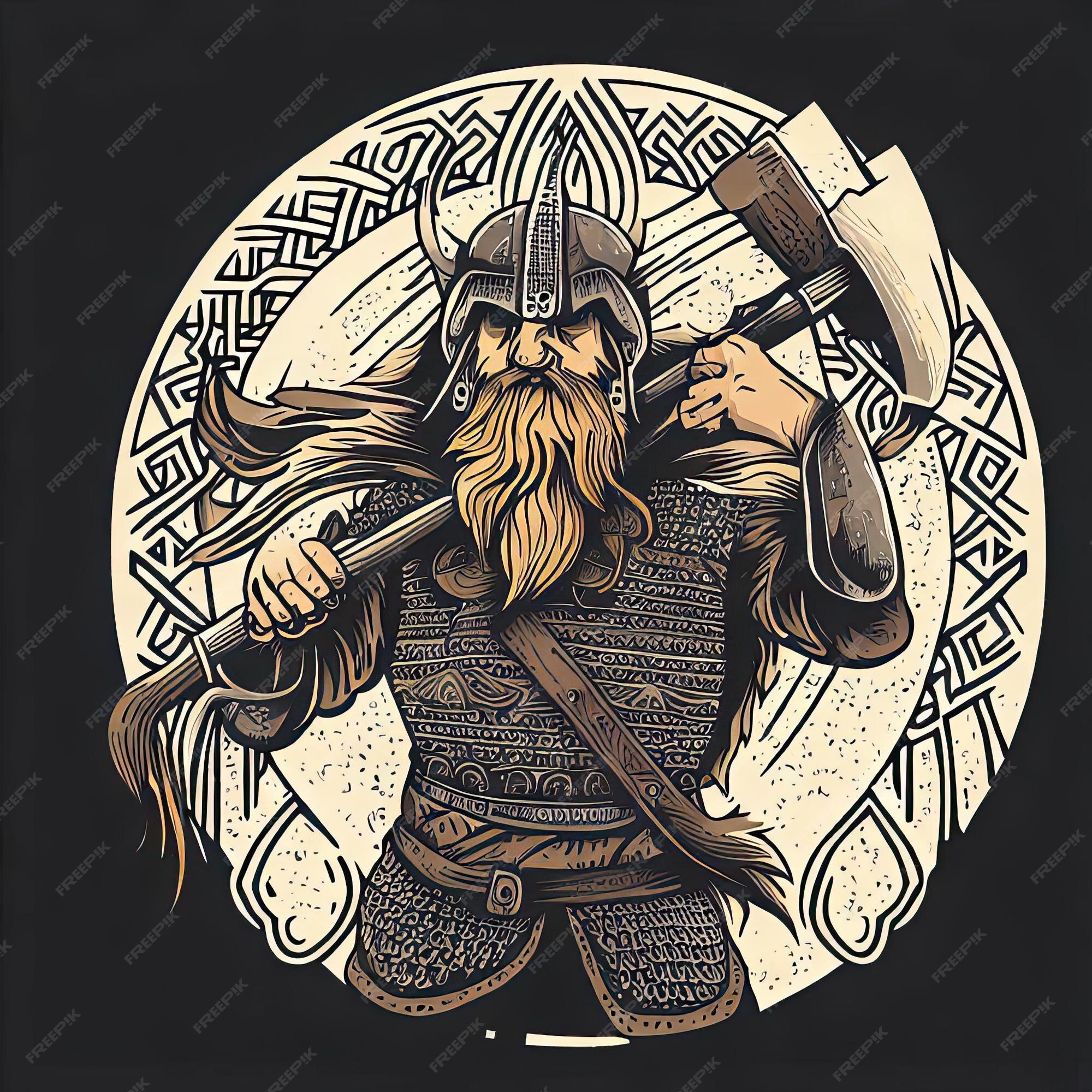 Baixar Vetor De Design De Camiseta Para Jogo De Xadrez Kubb Viking