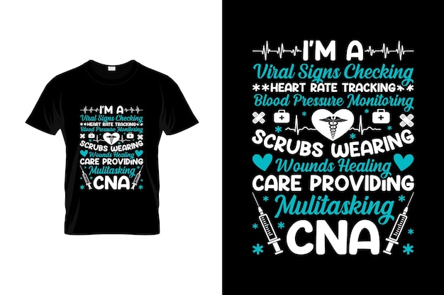 Design de camiseta cna ou design de pôster cna ou design de camiseta cna