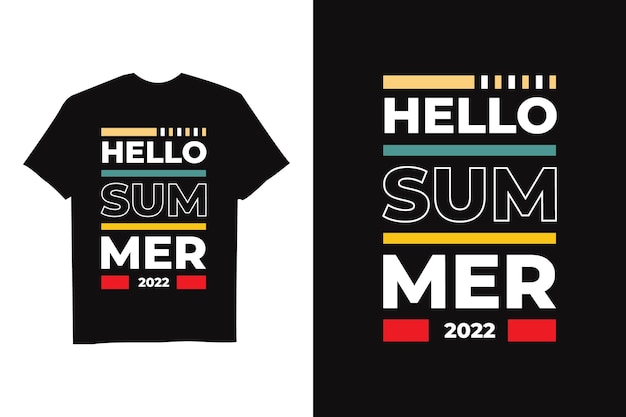 Design de camiseta com citações modernas