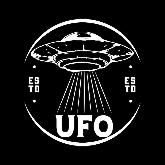 conjunto de logotipo de grandes alienígenas. dia ufo. emblemas coloridos  com naves espaciais. desenho vetorial 2197484 Vetor no Vecteezy