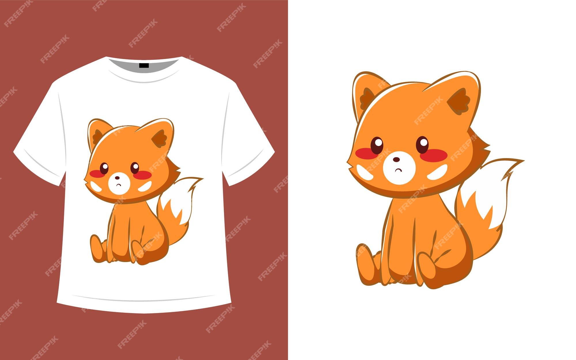 Design PNG E SVG De Raposinha Fofa Estilo Kawaii Pronta Para Ir Para A  Escola Para Camisetas