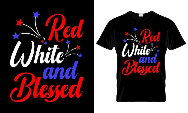 Design de camiseta de 4 de julho Design de camiseta do dia da independência americana