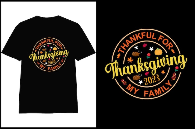 Design de camiseta de agradecimento, melhor design de camiseta de ação de graças