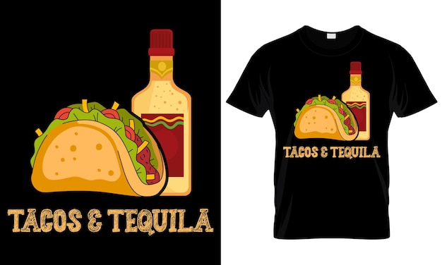 Design de camiseta de amante de taco impressão de camiseta de taco de comida mexicana engraçada de comida mexicana modelo