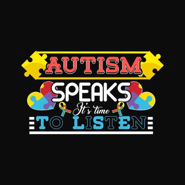 Design de camiseta de autismo