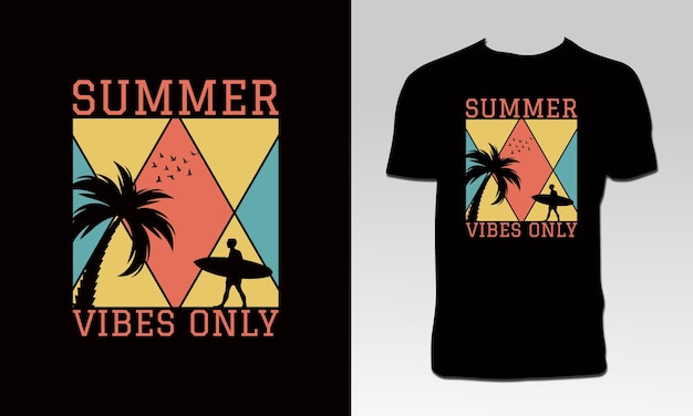 Design de camiseta de aventura de verão