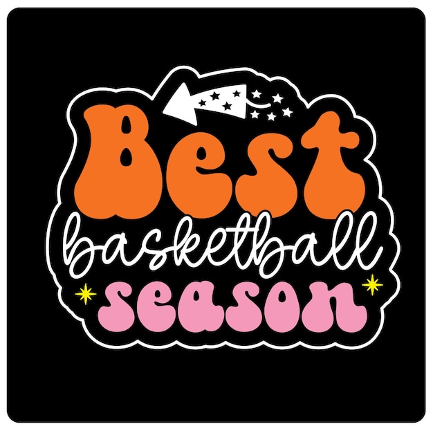 Design de camiseta de basquete svg