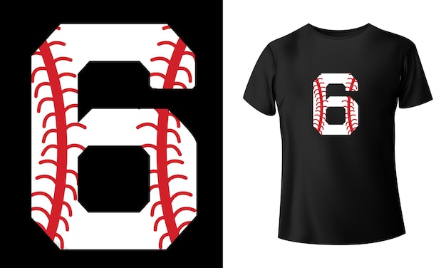 Vetor design de camiseta de beisebol 16