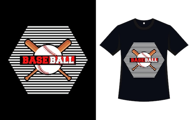 Vetor design de camiseta de beisebol com design de camiseta de tipografia vintage