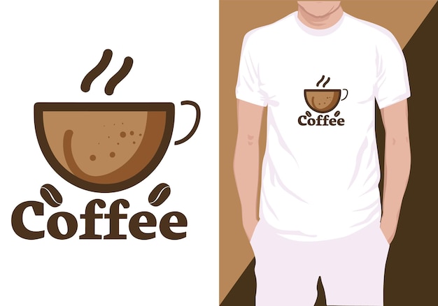 Design de camiseta de caf?