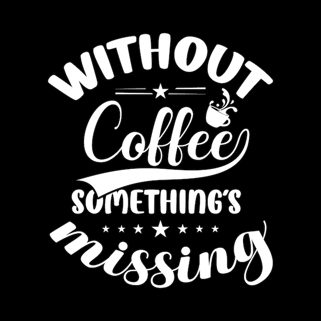 Design de camiseta de café