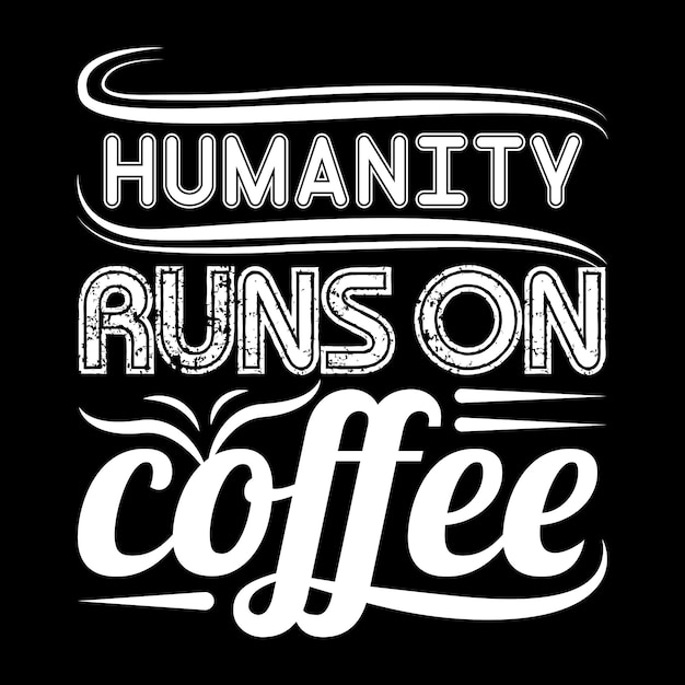 Design de camiseta de café