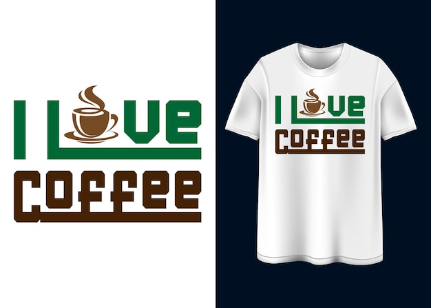 Design de camiseta de café