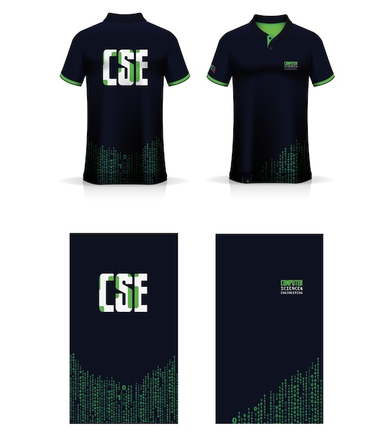 Design de camiseta de engenharia de ciência da computação