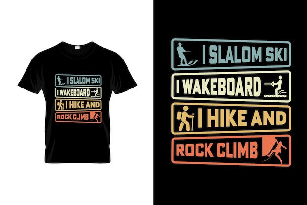 Design de camiseta de escalada ou design de pôster de escalada citações de escalada tipografia de escalada