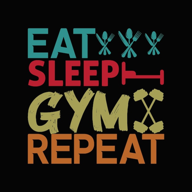 Design de camiseta de ginástica