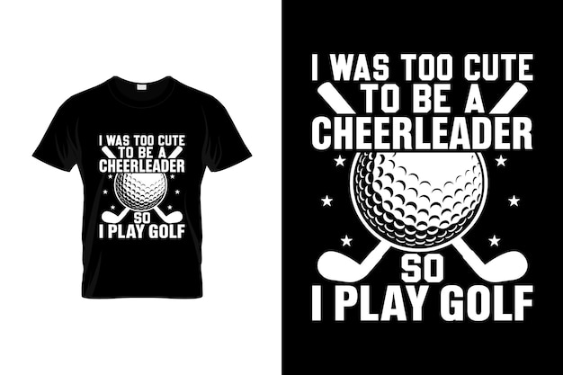 Design de camiseta de golfe ou design de pôster de golfe ou ilustração de golfe