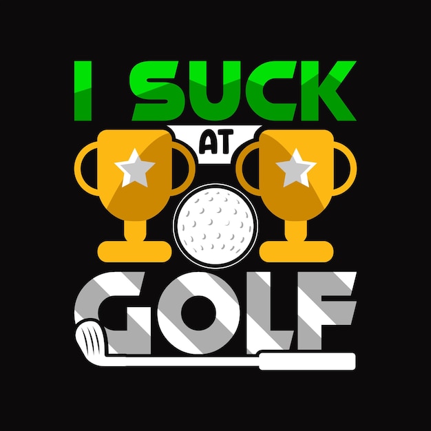 Design de camiseta de golfe