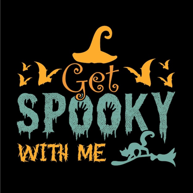 Design de camiseta de halloween na moda