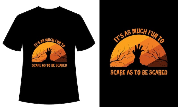 Design de camiseta de halloween para amantes de halloween