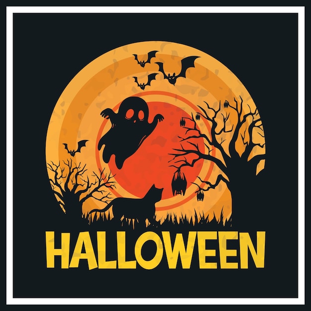 Design de camiseta de halloween, vetor de design de camiseta de halloween. tipografia, citação, camiseta de halloween