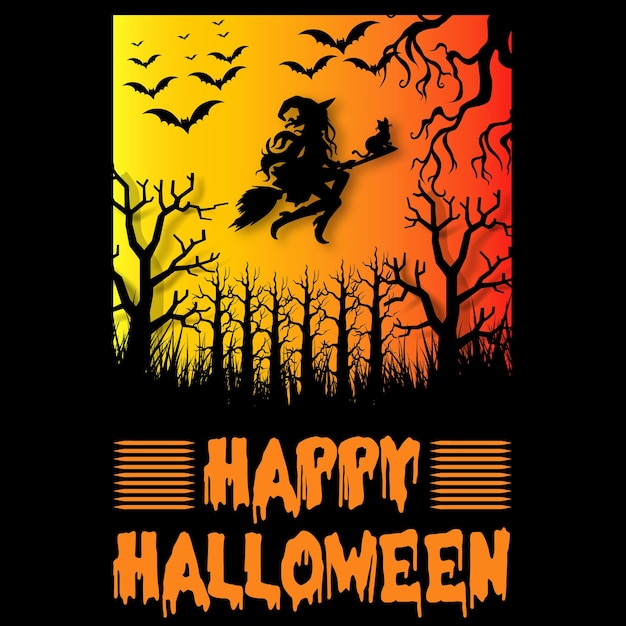 Design de camiseta de halloween