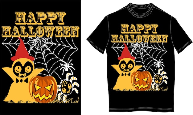 Design de camiseta de halloween