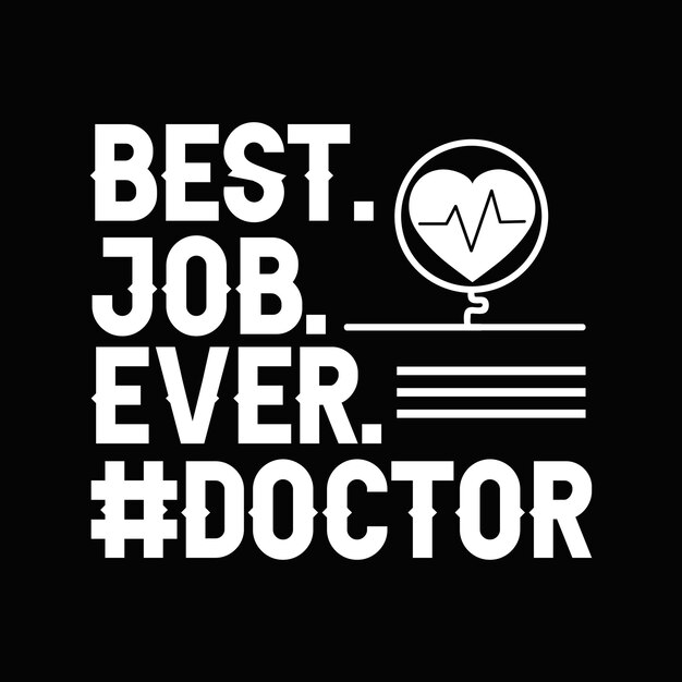 Design de camiseta de médico