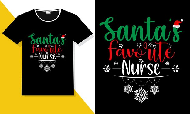 Design de camiseta de natal ou camiseta de tipografia de natal