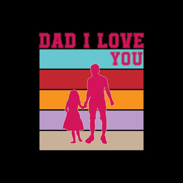 Design de camiseta de pai