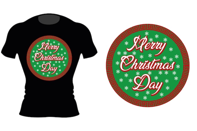 Design de camiseta de tipografia de feliz natal