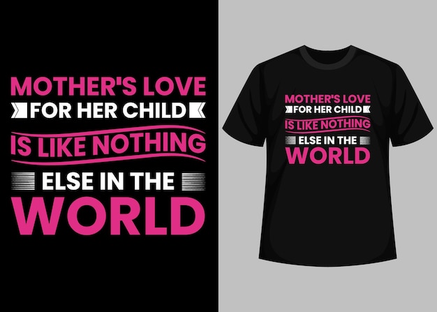 Vetor design de camiseta de tipografia do dia da mãe