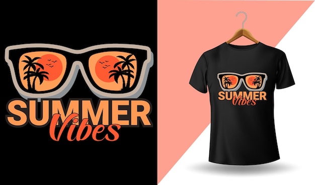 Vetor design de camiseta de verão para o verão