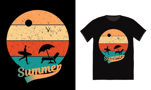 Design de camiseta de verão