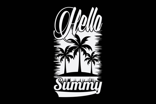 Design de camiseta de verão