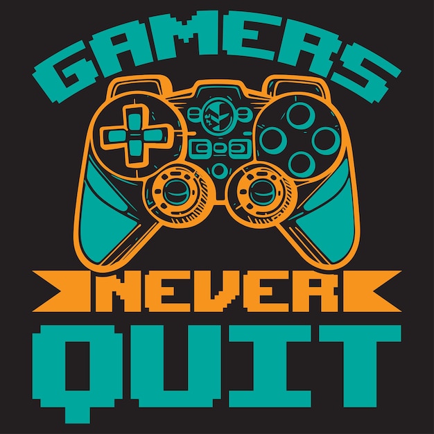 Design de camiseta de videogame