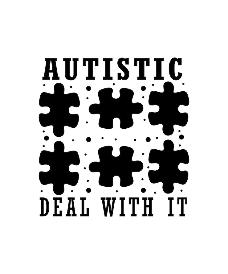 Vetor design de camiseta do dia da conscientização do autismo design de camiseta do quebra-cabeça do autismo dia da conscientização do autismo