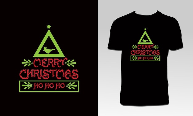 Design de camiseta do dia de natal