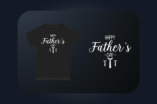 Vetor design de camiseta do dia dos pais feliz dia dos pais